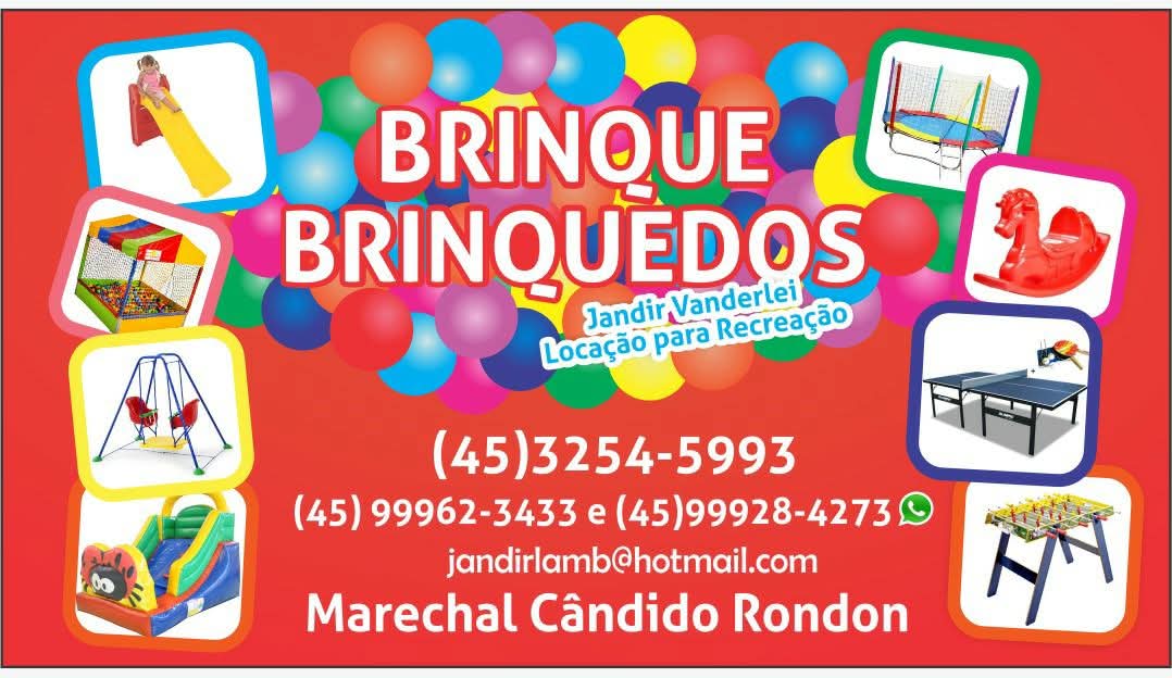 Locação de brinquedos