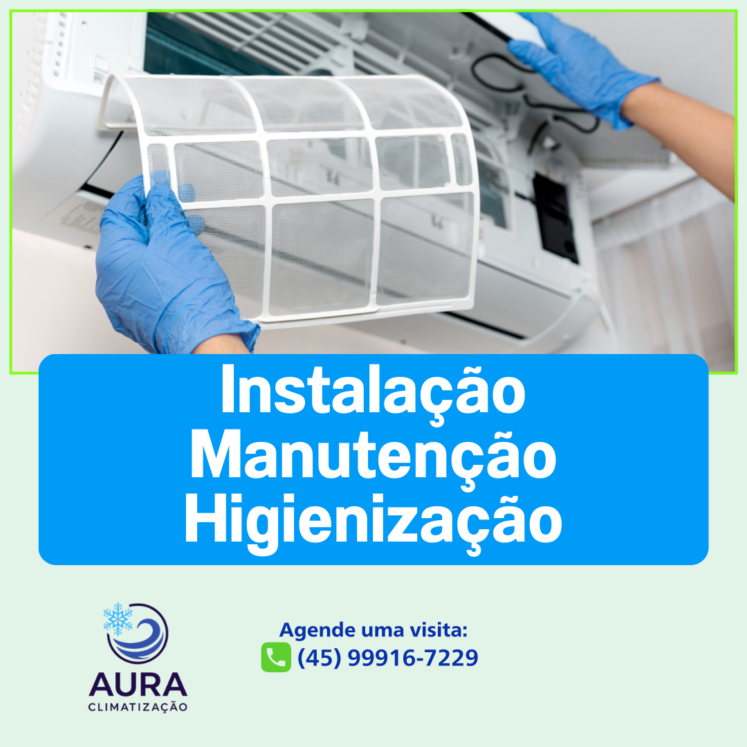 Instalação e manutenção de ar-condicionado