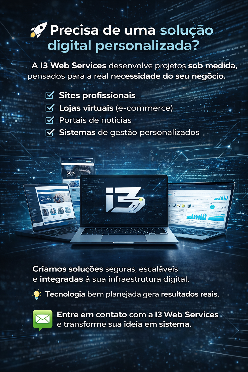 Transforme Sua Ideia em um Sistema Profissional